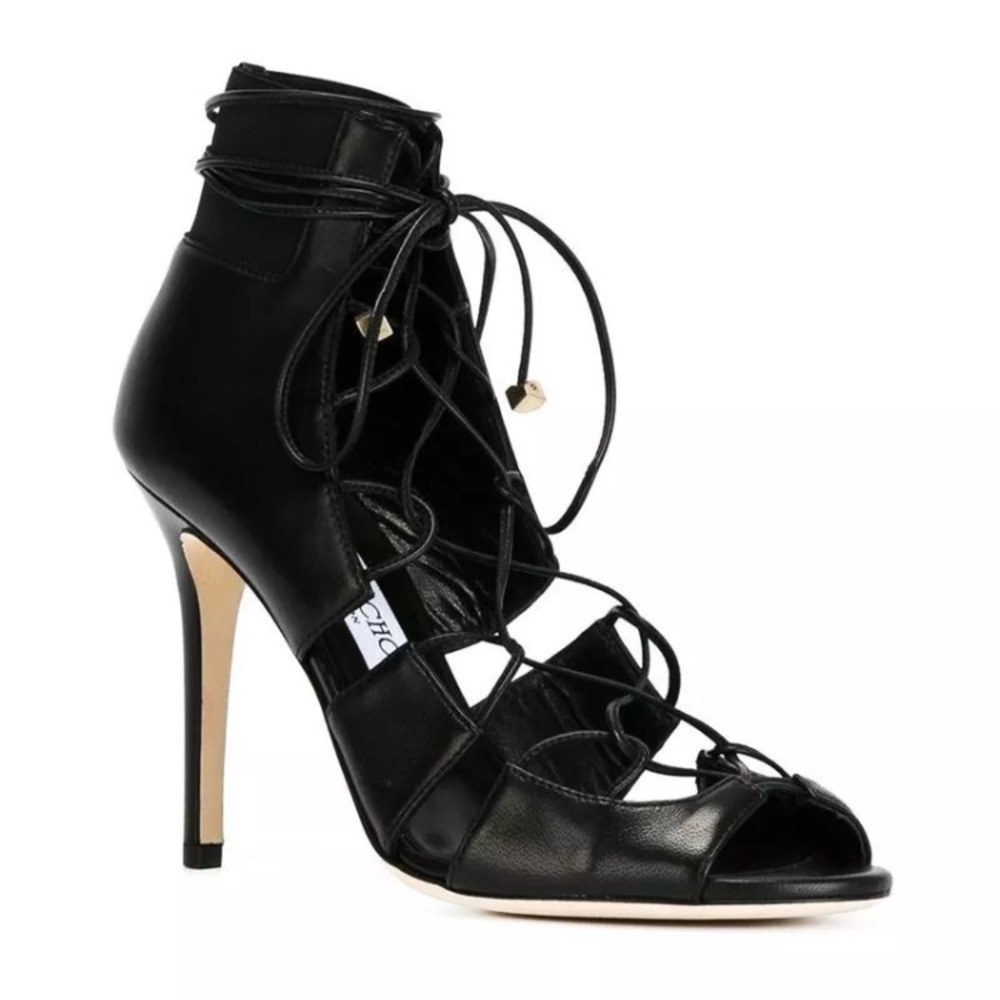 Jimmy Choo Myrtle 100 Lace up Sandals 39